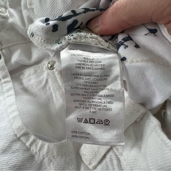 NEW Free People x We The Free Tinsley Baggy High Rise Jeans in White/Ecru - Picture 9 of 9